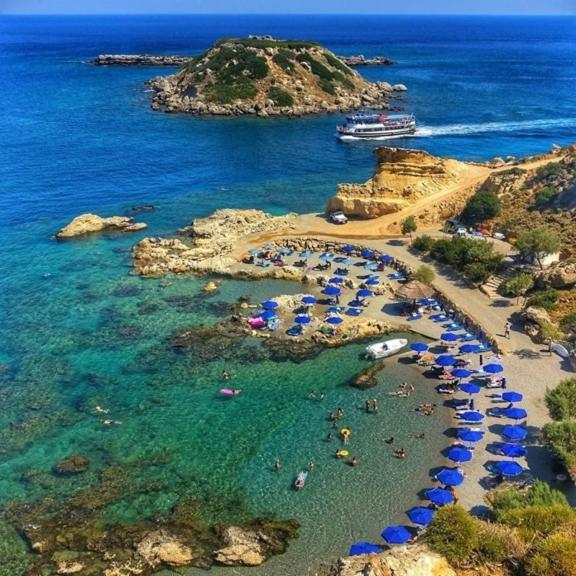 Grande Blue Suites With Private Bay Archangelos  Buitenkant foto