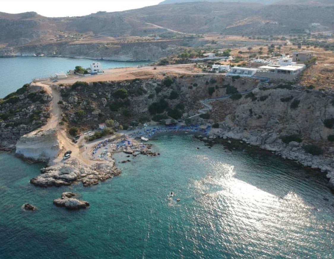 Grande Blue Suites With Private Bay Archangelos  Buitenkant foto