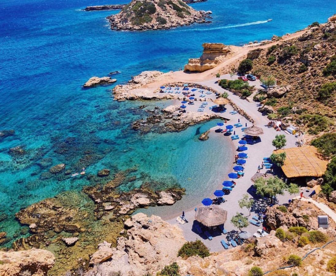 Grande Blue Suites With Private Bay Archangelos  Buitenkant foto