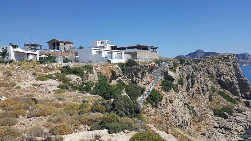 Grande Blue Suites With Private Bay Archangelos  Buitenkant foto