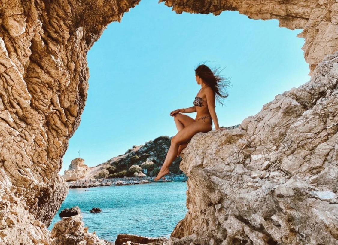 Grande Blue Suites With Private Bay Archangelos  Buitenkant foto