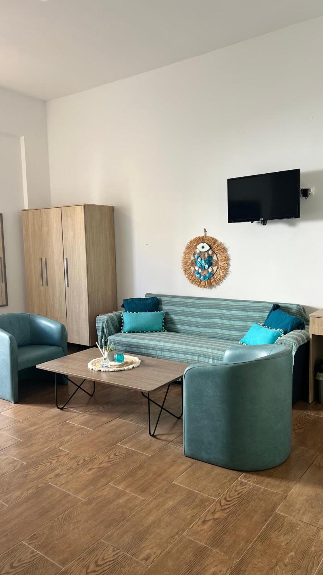 Grande Blue Suites With Private Bay Archangelos  Buitenkant foto